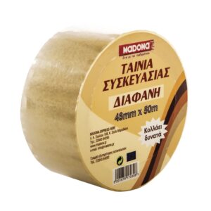 ΑΥΤΟΚΟΛΛΗΤΗ ΤΑΙΝΙΑΣ ΣΥΣΚΕΥΑΣΙΑΣ ΔΙΑΦΑΝΗ 48χ50 - Image 2