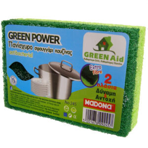 ΣΦΟΥΓΓΑΡΙ ΚΟΥΖΙΝΑΣ GREEN POWER ANTIBACTERIAL Νο 245